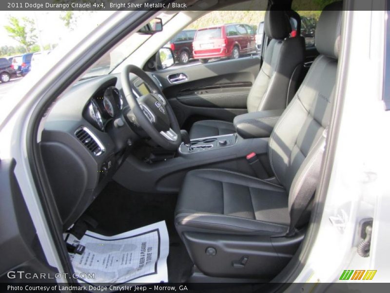 Bright Silver Metallic / Black 2011 Dodge Durango Citadel 4x4