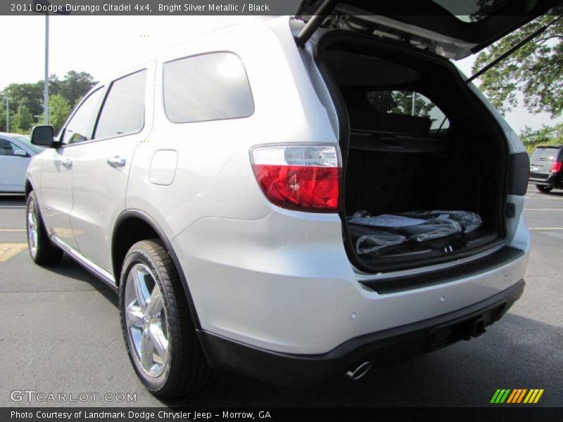 Bright Silver Metallic / Black 2011 Dodge Durango Citadel 4x4