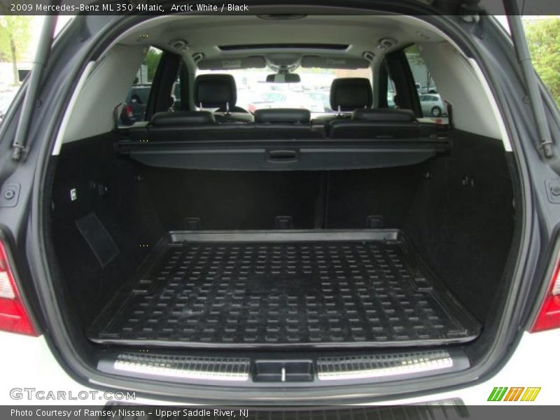 Arctic White / Black 2009 Mercedes-Benz ML 350 4Matic