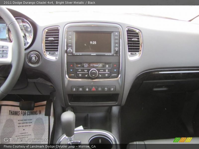 Bright Silver Metallic / Black 2011 Dodge Durango Citadel 4x4
