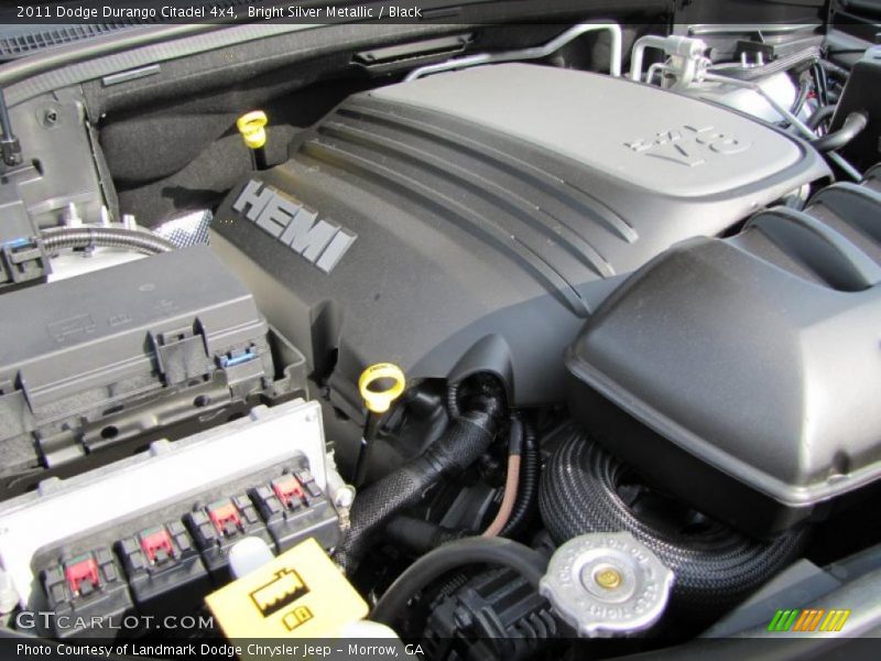 Bright Silver Metallic / Black 2011 Dodge Durango Citadel 4x4