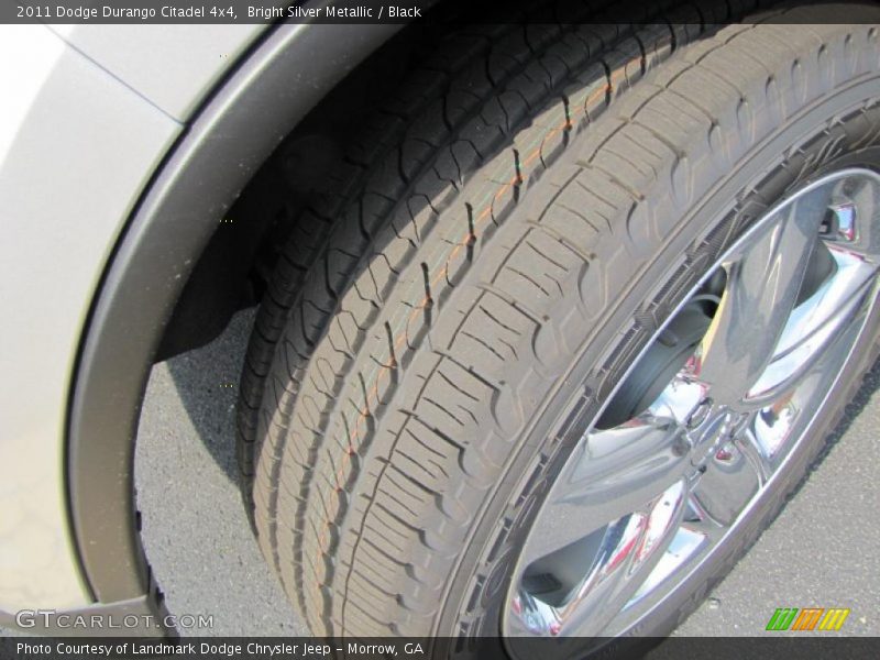Bright Silver Metallic / Black 2011 Dodge Durango Citadel 4x4