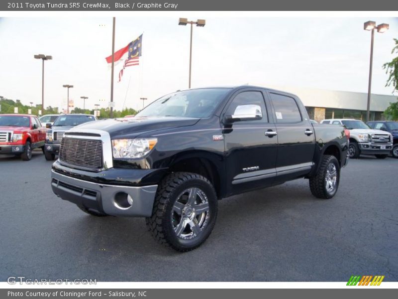 Black / Graphite Gray 2011 Toyota Tundra SR5 CrewMax