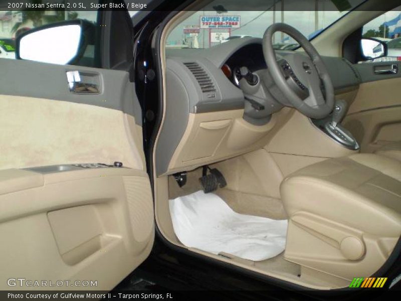 Super Black / Beige 2007 Nissan Sentra 2.0 SL