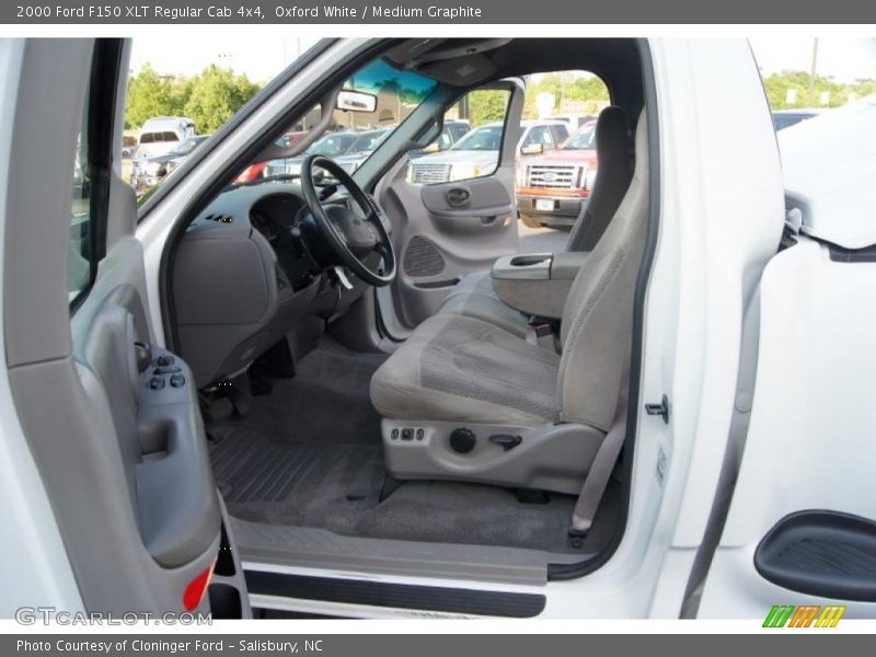  2000 F150 XLT Regular Cab 4x4 Medium Graphite Interior