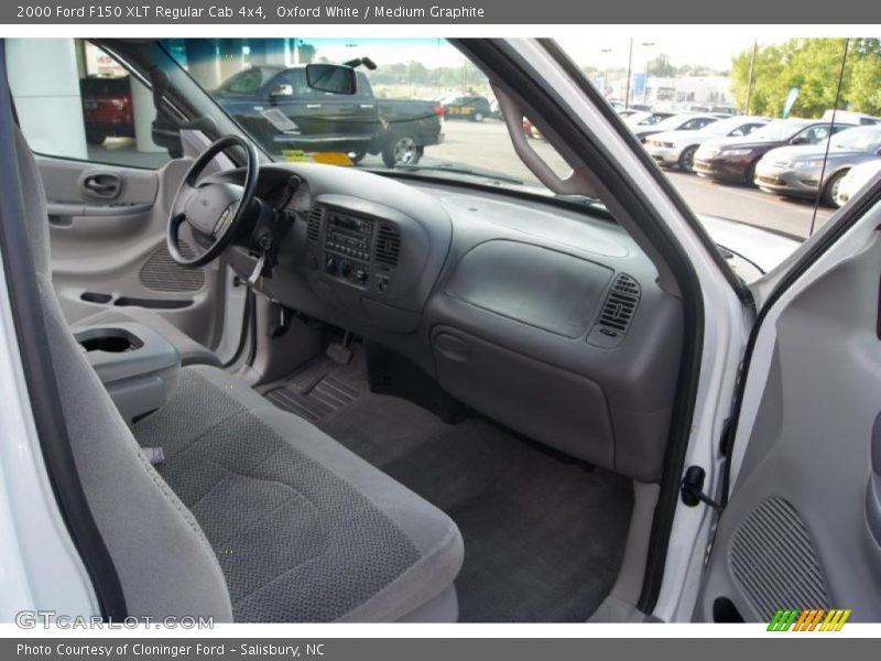  2000 F150 XLT Regular Cab 4x4 Medium Graphite Interior