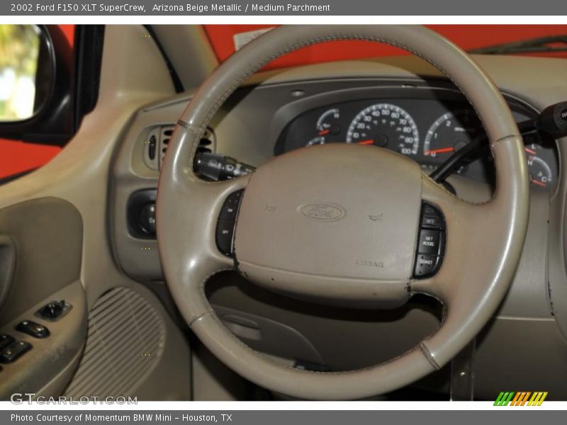 Arizona Beige Metallic / Medium Parchment 2002 Ford F150 XLT SuperCrew