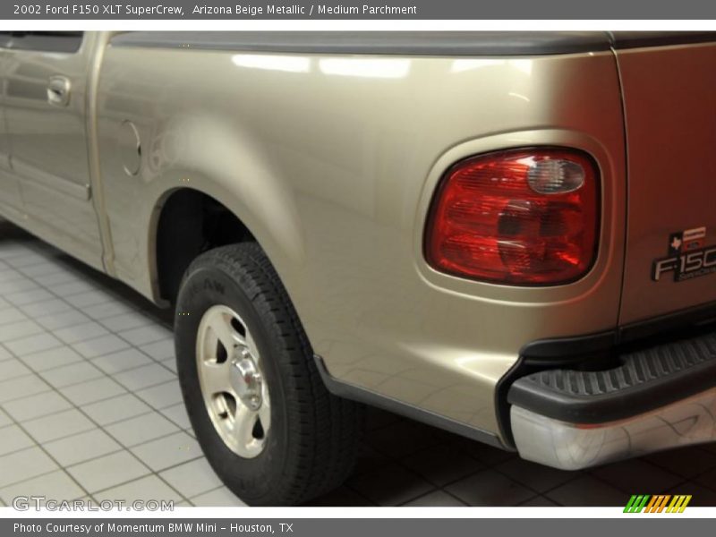 Arizona Beige Metallic / Medium Parchment 2002 Ford F150 XLT SuperCrew
