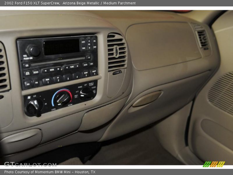 Arizona Beige Metallic / Medium Parchment 2002 Ford F150 XLT SuperCrew