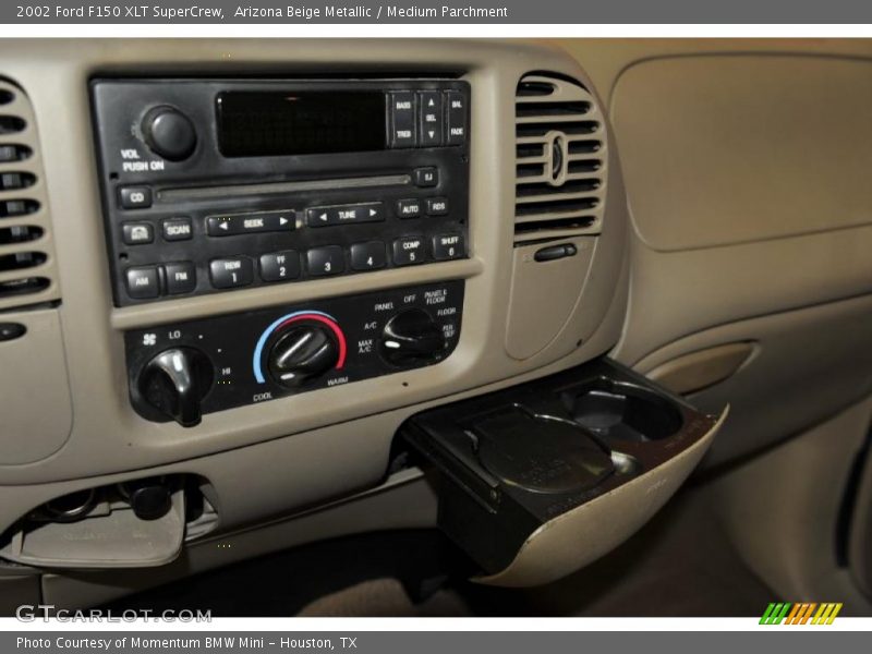 Arizona Beige Metallic / Medium Parchment 2002 Ford F150 XLT SuperCrew