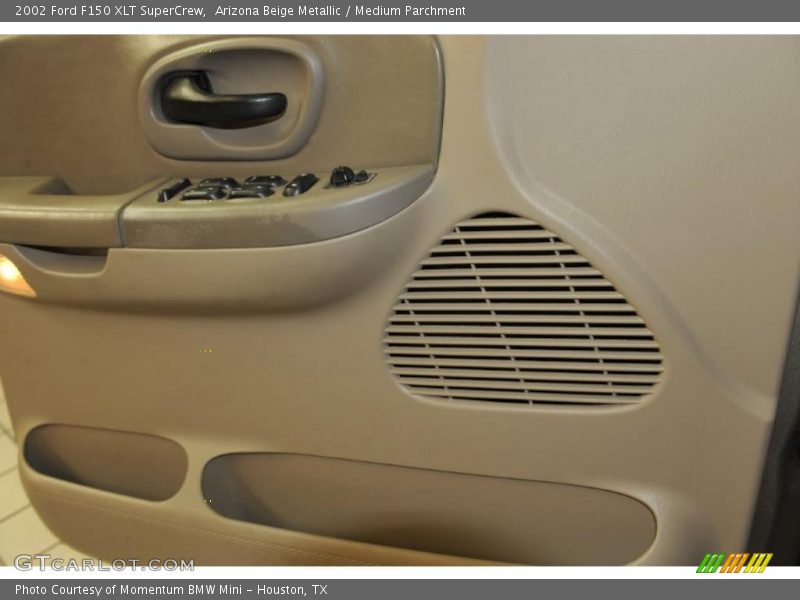 Arizona Beige Metallic / Medium Parchment 2002 Ford F150 XLT SuperCrew