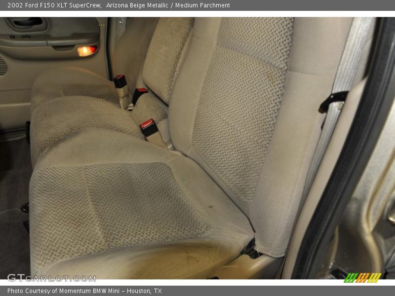 Arizona Beige Metallic / Medium Parchment 2002 Ford F150 XLT SuperCrew