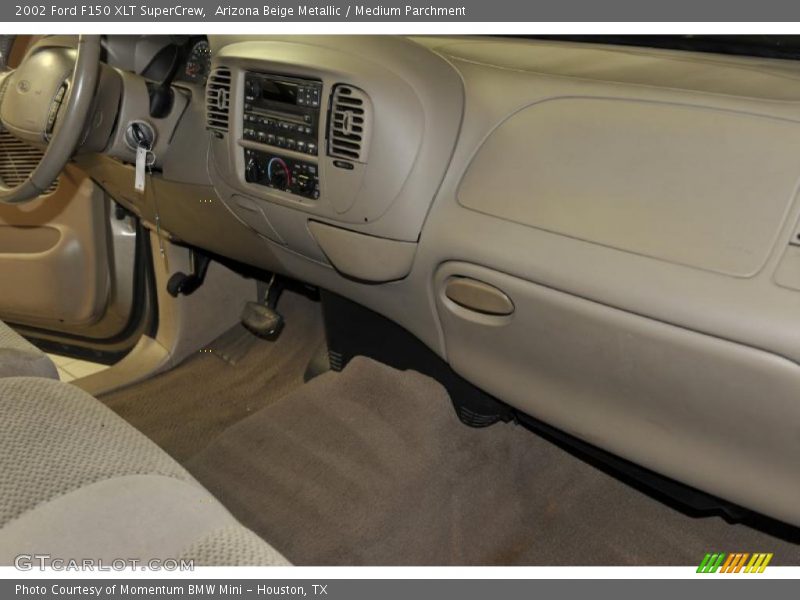 Arizona Beige Metallic / Medium Parchment 2002 Ford F150 XLT SuperCrew