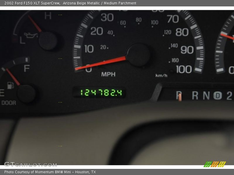 Arizona Beige Metallic / Medium Parchment 2002 Ford F150 XLT SuperCrew