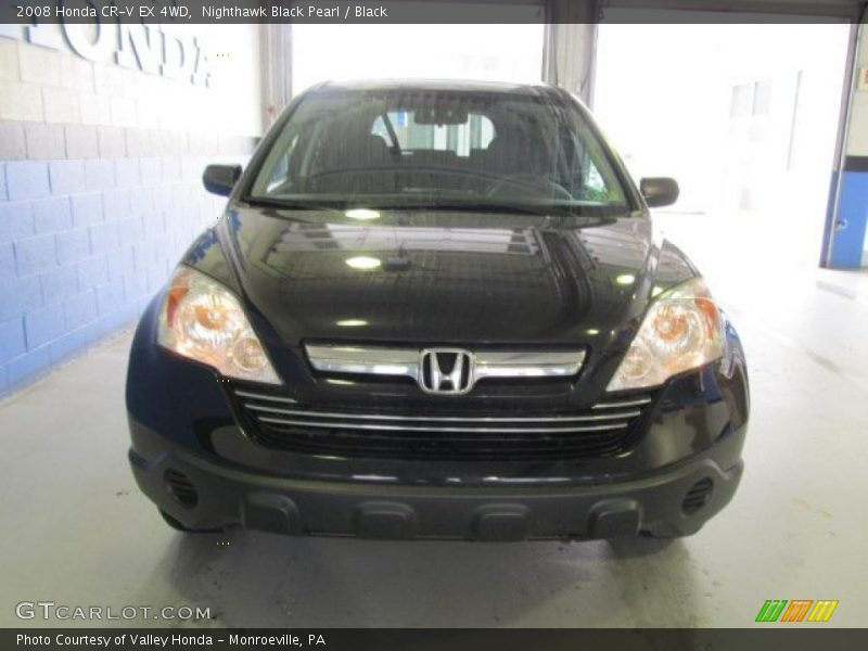 Nighthawk Black Pearl / Black 2008 Honda CR-V EX 4WD