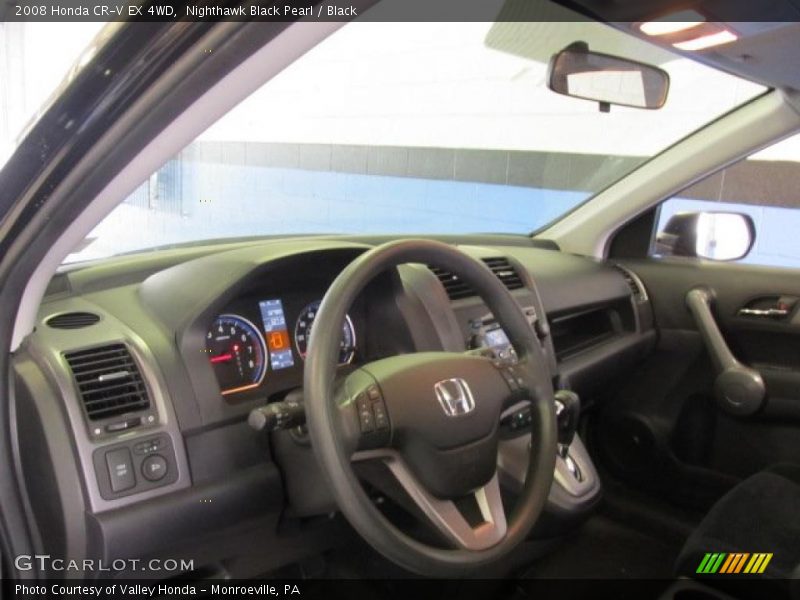 Nighthawk Black Pearl / Black 2008 Honda CR-V EX 4WD