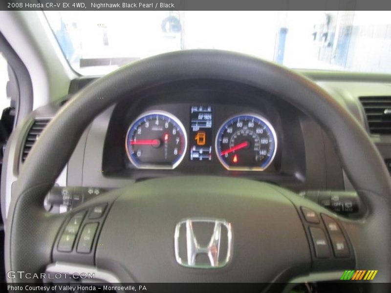 Nighthawk Black Pearl / Black 2008 Honda CR-V EX 4WD