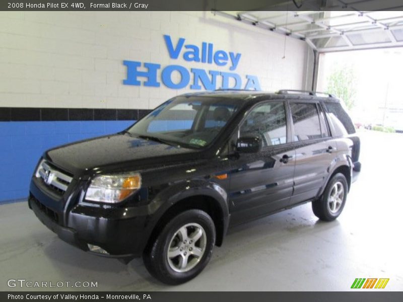 Formal Black / Gray 2008 Honda Pilot EX 4WD