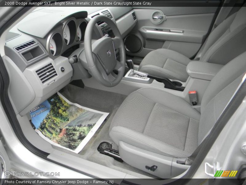 Bright Silver Metallic / Dark Slate Gray/Light Slate Gray 2008 Dodge Avenger SXT