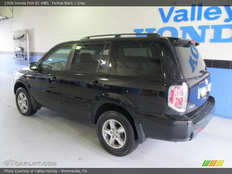 Formal Black / Gray 2008 Honda Pilot EX 4WD