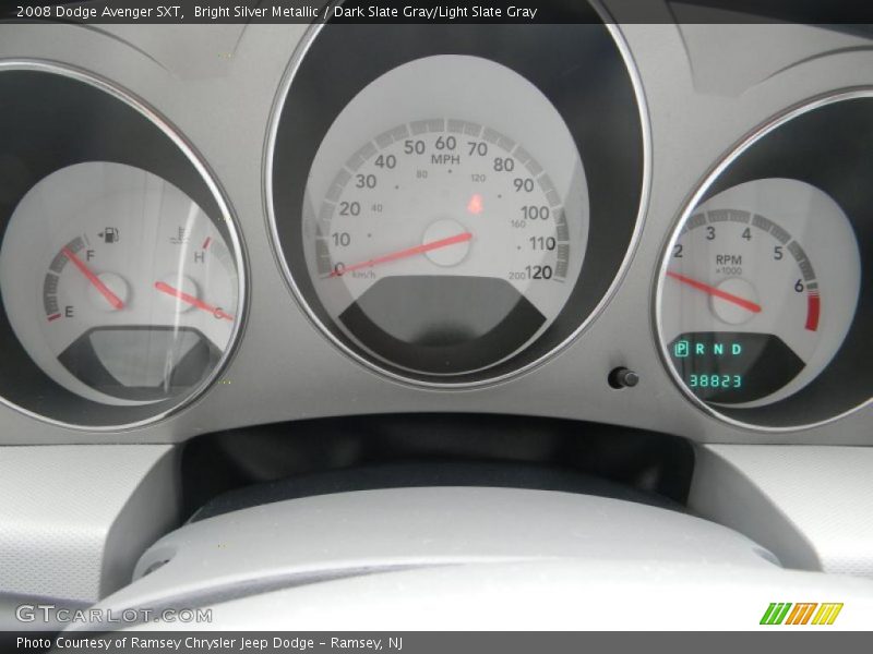 Bright Silver Metallic / Dark Slate Gray/Light Slate Gray 2008 Dodge Avenger SXT