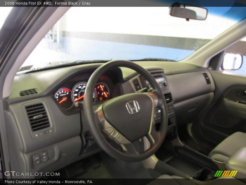 Formal Black / Gray 2008 Honda Pilot EX 4WD