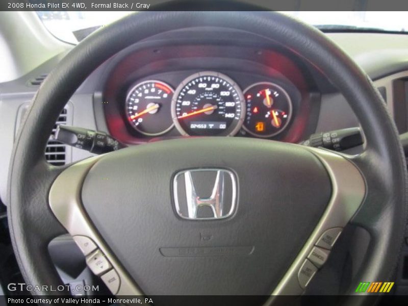 Formal Black / Gray 2008 Honda Pilot EX 4WD