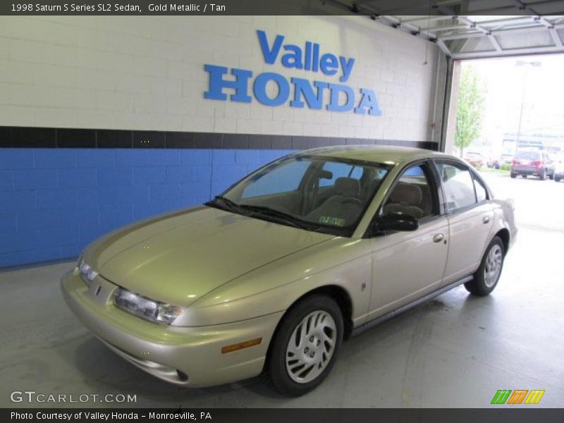 Gold Metallic / Tan 1998 Saturn S Series SL2 Sedan