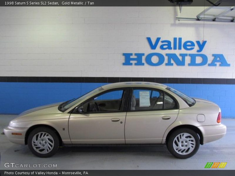 Gold Metallic / Tan 1998 Saturn S Series SL2 Sedan