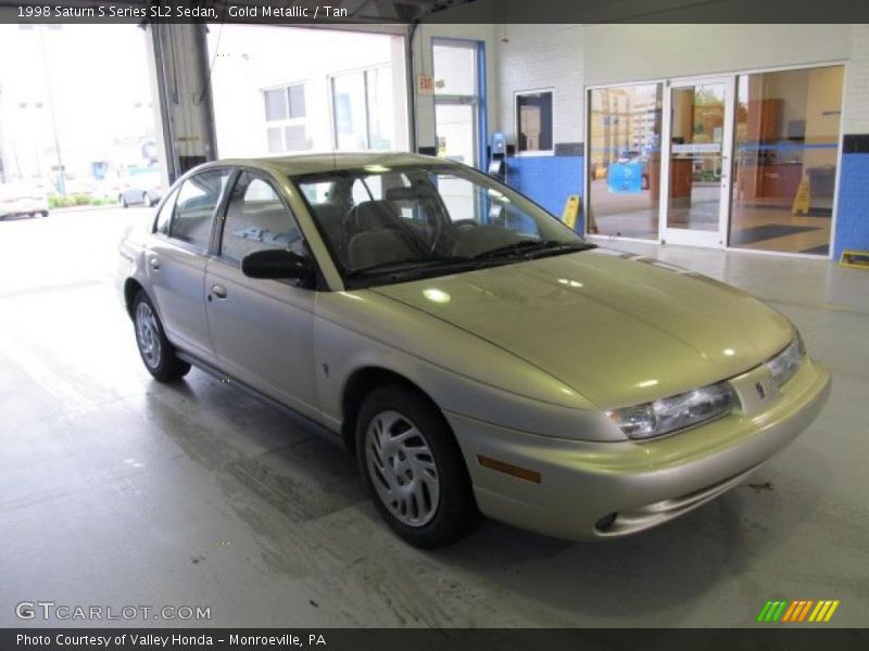 Gold Metallic / Tan 1998 Saturn S Series SL2 Sedan