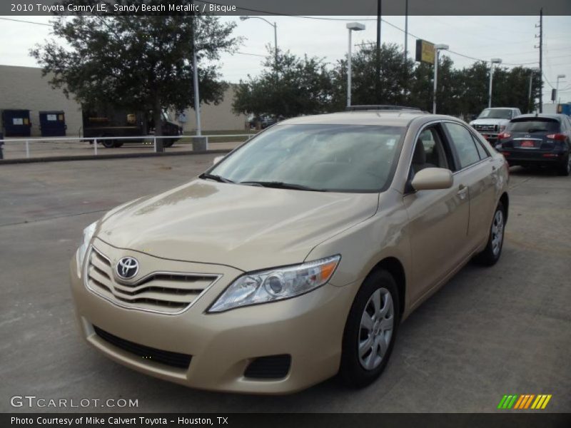 Sandy Beach Metallic / Bisque 2010 Toyota Camry LE