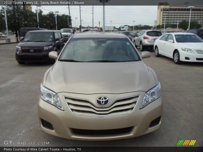Sandy Beach Metallic / Bisque 2010 Toyota Camry LE