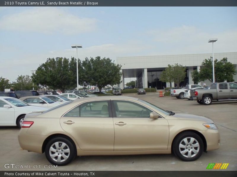 Sandy Beach Metallic / Bisque 2010 Toyota Camry LE