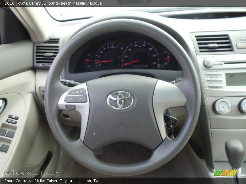 Sandy Beach Metallic / Bisque 2010 Toyota Camry LE