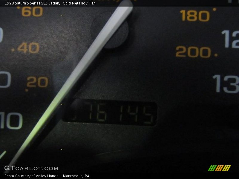 Gold Metallic / Tan 1998 Saturn S Series SL2 Sedan