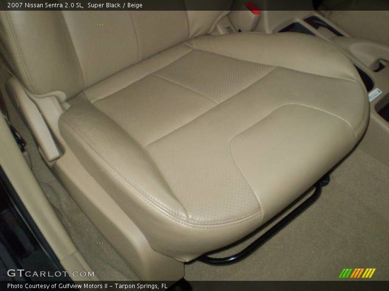 Super Black / Beige 2007 Nissan Sentra 2.0 SL