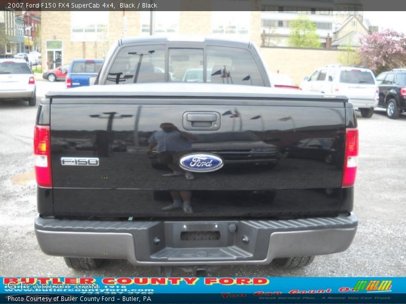 Black / Black 2007 Ford F150 FX4 SuperCab 4x4