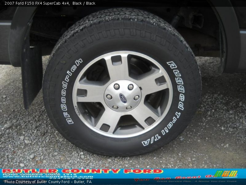 Black / Black 2007 Ford F150 FX4 SuperCab 4x4