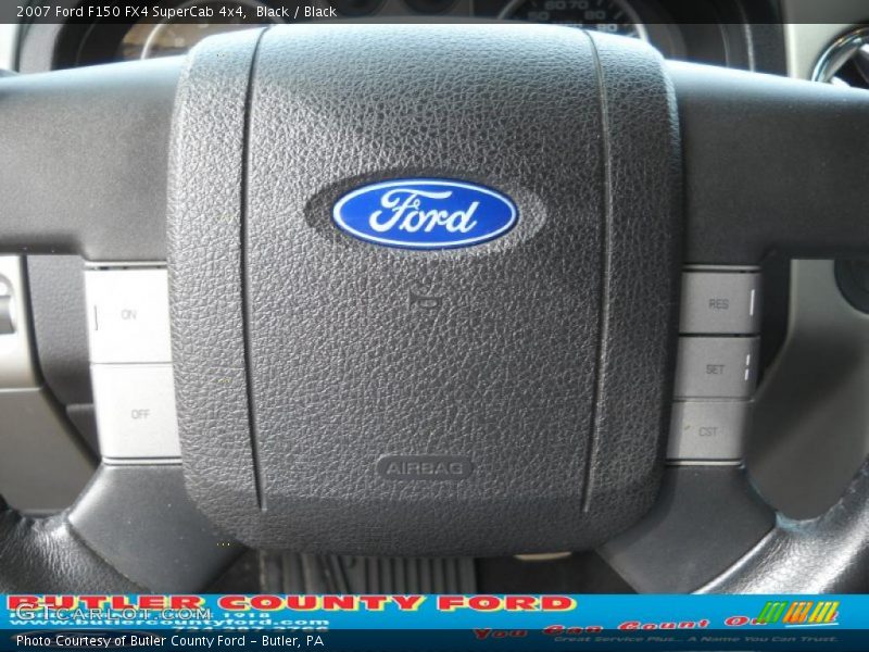 Black / Black 2007 Ford F150 FX4 SuperCab 4x4
