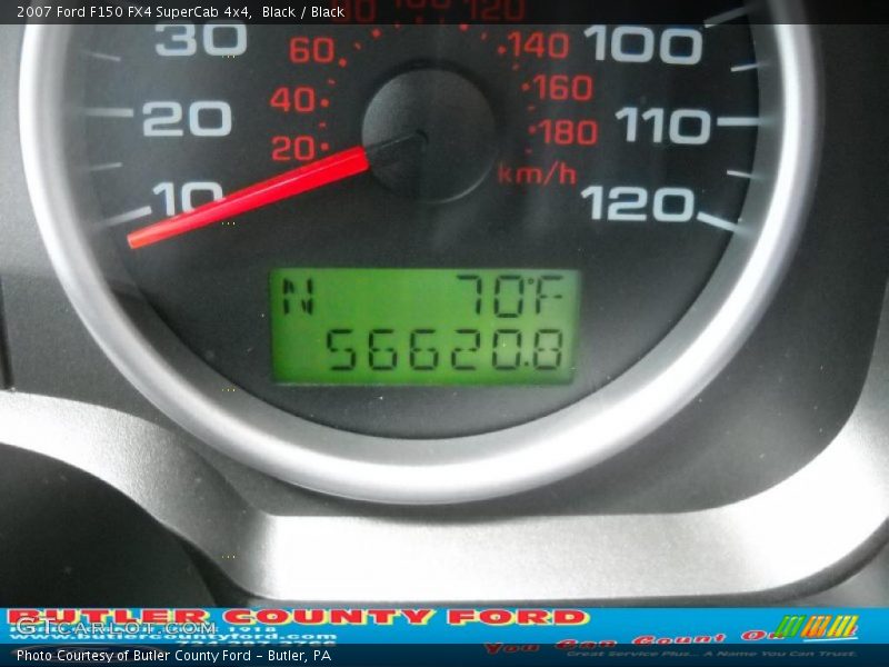 Black / Black 2007 Ford F150 FX4 SuperCab 4x4