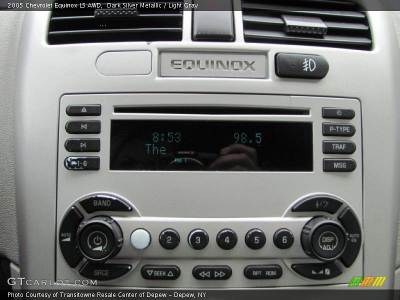 Dark Silver Metallic / Light Gray 2005 Chevrolet Equinox LS AWD