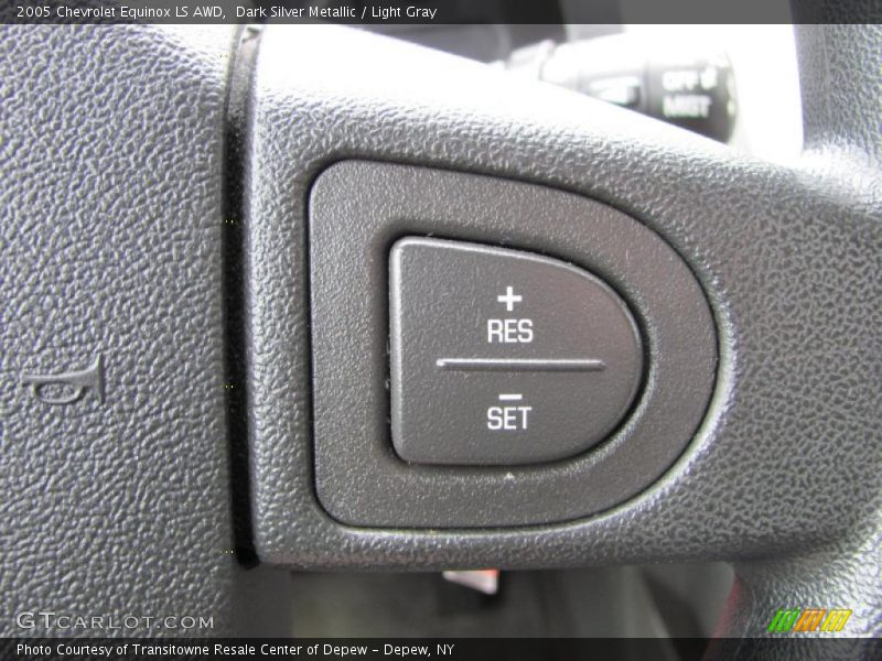 Dark Silver Metallic / Light Gray 2005 Chevrolet Equinox LS AWD