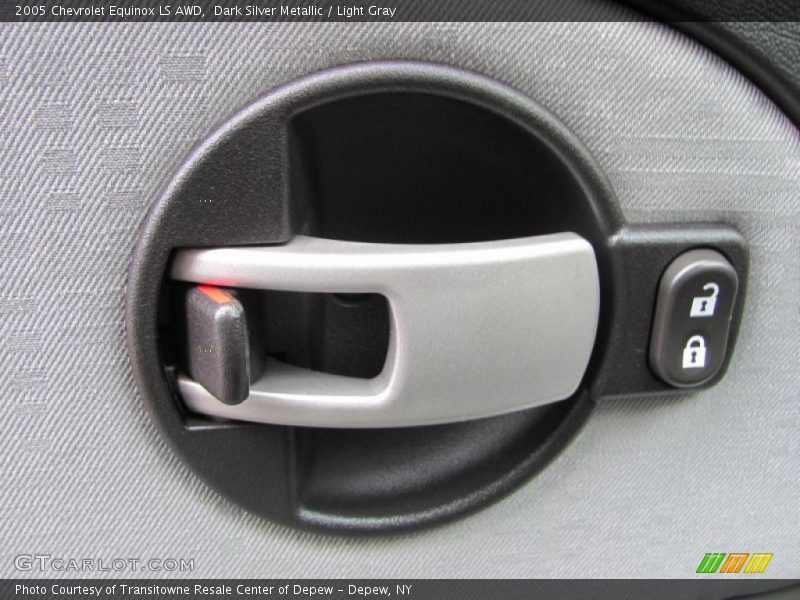 Dark Silver Metallic / Light Gray 2005 Chevrolet Equinox LS AWD