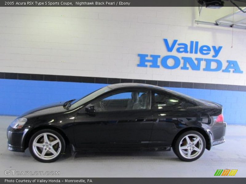 Nighthawk Black Pearl / Ebony 2005 Acura RSX Type S Sports Coupe