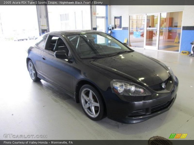 Nighthawk Black Pearl / Ebony 2005 Acura RSX Type S Sports Coupe