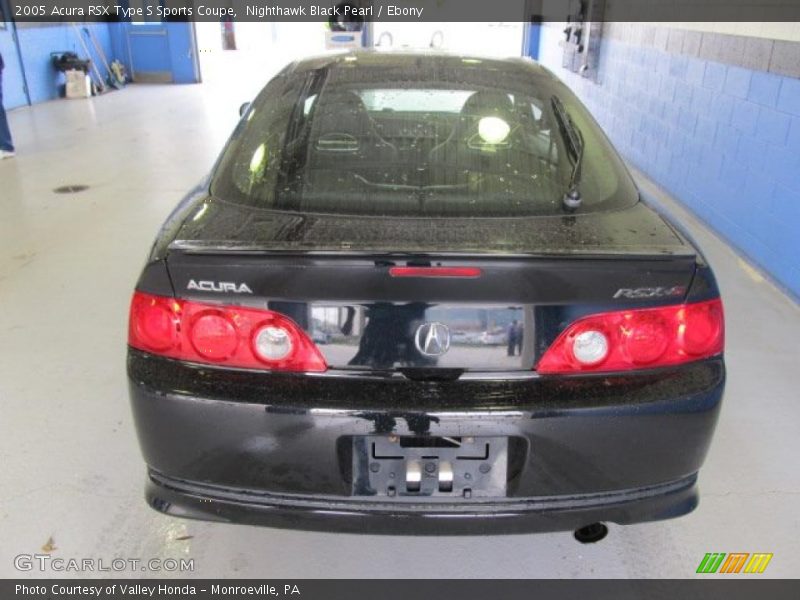 Nighthawk Black Pearl / Ebony 2005 Acura RSX Type S Sports Coupe