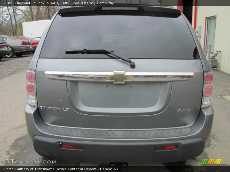 Dark Silver Metallic / Light Gray 2005 Chevrolet Equinox LS AWD