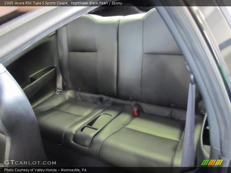  2005 RSX Type S Sports Coupe Ebony Interior