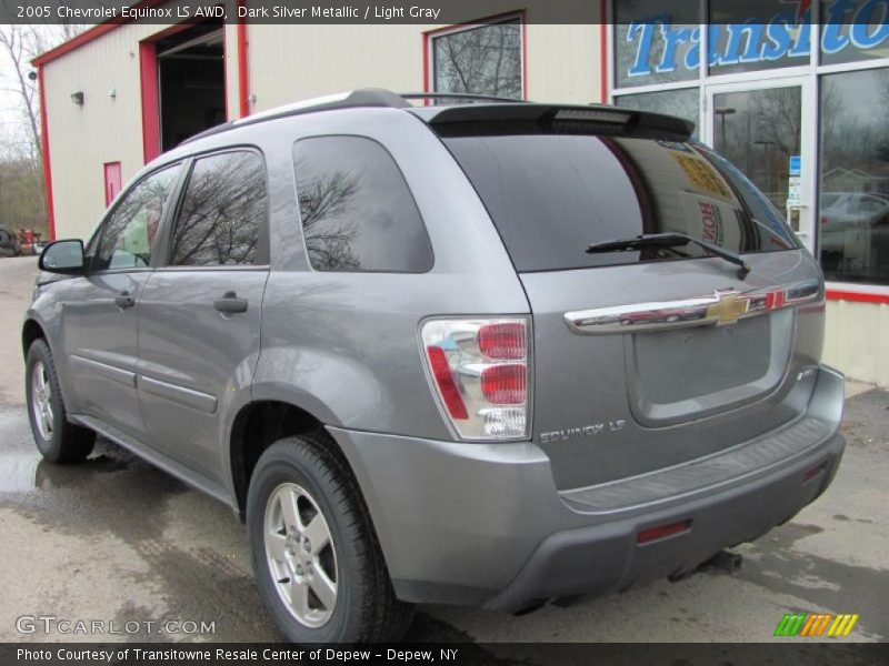 Dark Silver Metallic / Light Gray 2005 Chevrolet Equinox LS AWD