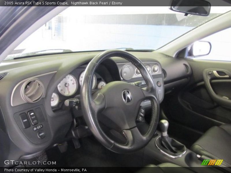 Nighthawk Black Pearl / Ebony 2005 Acura RSX Type S Sports Coupe